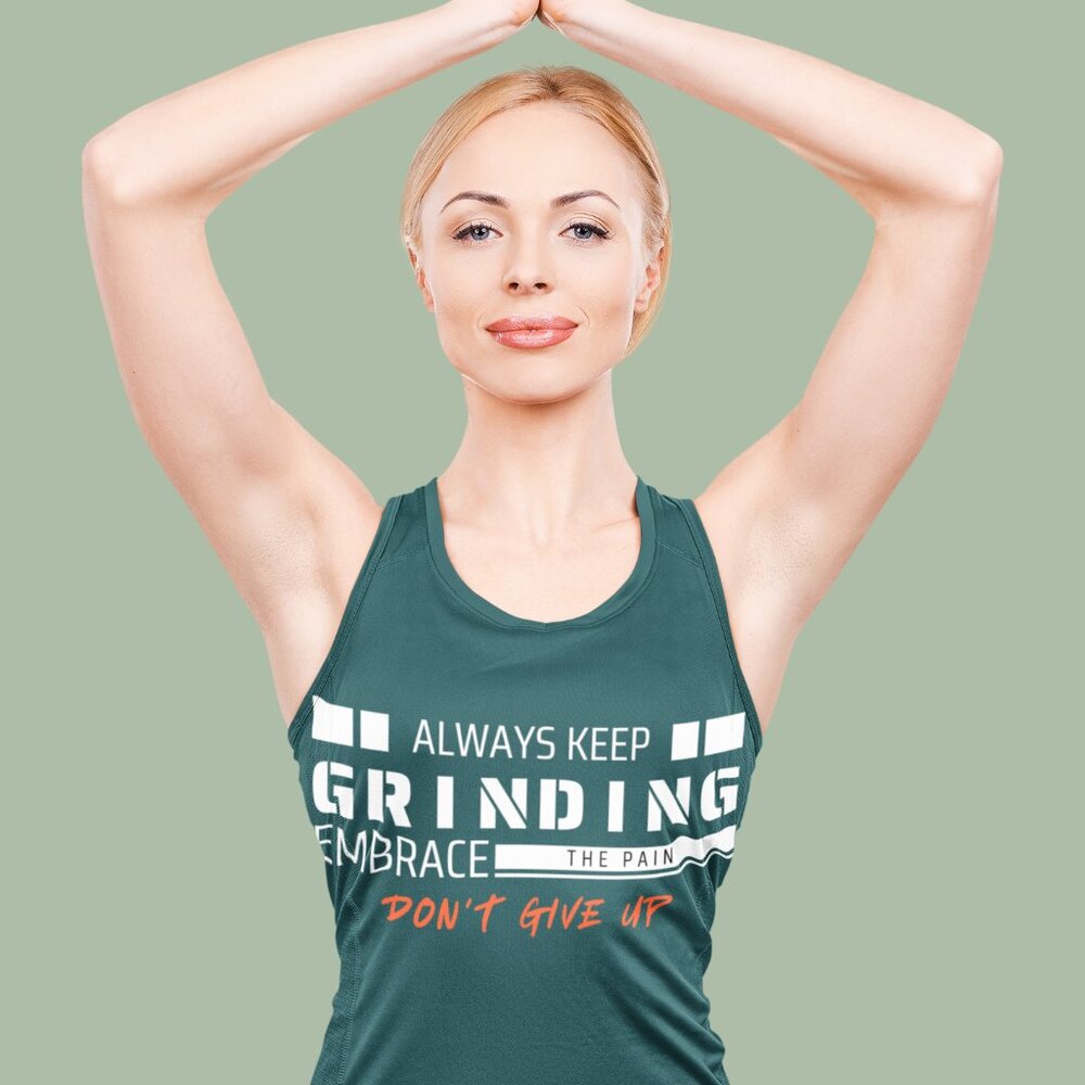NWT - XS to XL - All-Over Print Women's Tank Top Premium Athleisure Active Wear - Picture 7 of 14